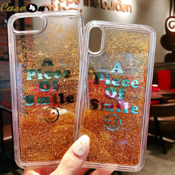 Luxury Bling Foil Paillette Flowing Liquid Case for iPhone X 10 7 8 6s Plus Silicone Clear Cover Dynamic Sand Flowing Quicksand