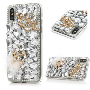 For Samsung Galaxy Note 9 8 5 4 3 2 Diamond Tower Crystal Perfume Bottle Bling Cases For Samsung Galaxy S8 S9 Plus Crystal Sone