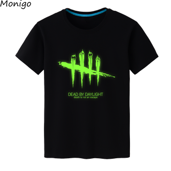 Popular T-shirts Dead by Daylight tShirts Steam Game Luminous Short Sleeves Unisex Tee