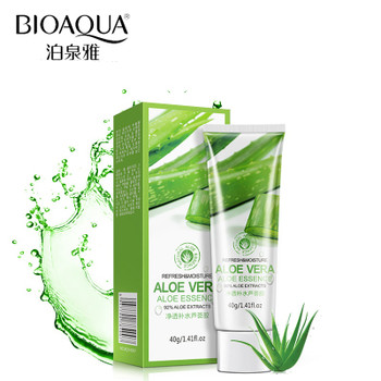 BIOAQUA Aloe Vera Gel Moisturizing Oil Control Remove Acne Treatment Moisturizing Cream Sunscreen Aloe Cream Skin Care 40ml