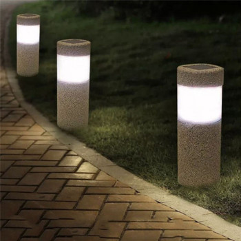 Outdoor Waterproof Lighting Cordless Solar Powered LED Garden Lights Light-operated Sand Blast Lamp