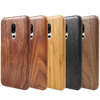 walnut Enony Wood Rosewood MAHOGANY  Wooden Slim Back Case Cover For Meizu 16th /16th Plus 