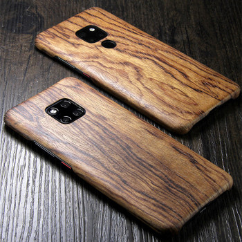 For Huawei Mate 20 X /Mate 20 Pro walnut Enony Bamboo Wood Rosewood MAHOGANY Wooden Back Case Cover