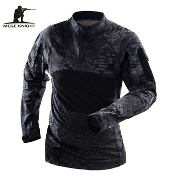 Mege Brand Military Tactical Clothing Camouflage Men Army Long Sleeve Soldiers Combat Airsoft Uniform Multicam Shirt