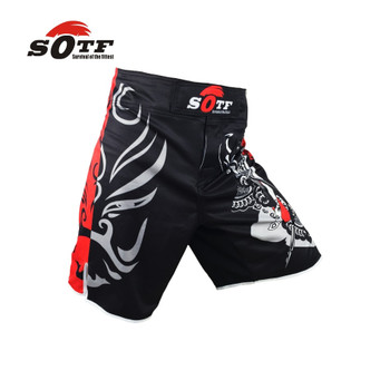 SOFT opera mask Chinese wind breathable fitness training battle mma shorts Tiger muay thai boxing shorts pretorian shorts mma