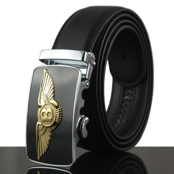 WOWTIGER Belt Men Luxury Famous Brand Designer Male Genuine Leather Automatic Buckle Belt Ceinture Homm