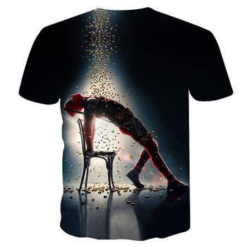 Comic Marvel Avengers T Shirt Men Superhero Captain America Spider Man Iron Man Tshirt Summer Novelty Deadpool Tee Shirts