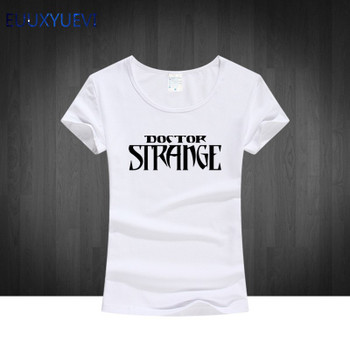 Doctor Strange T Shirts Women Summer Short Sleeve O-neck Cotton Doctor Strange Marvel T shirt Woman Fashion T-shirt Tees e-328