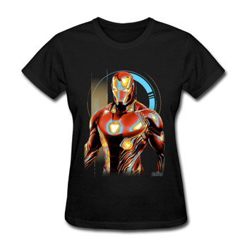  Power Ironman Woman Tshirts Spiderman Latest Summer Autumn O Neck Pure Cotton Tops T Shirt Cool Tony Stark Tshirt Marvel
