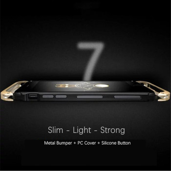  for iPhone Cases Metal Aluminum Border Hard PC Back Cover for iPhone X XS Max XR 6 6S 7 8 Plus for Samsung Galaxy S8 S9 Plus