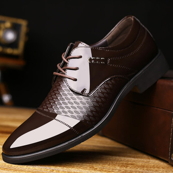 Breathable Pointed Toe Oxford Men's Footwear Formal Dress Shoes Man 2018 Summer Elegant Suit Shoe Black Brown Wedding Shoes