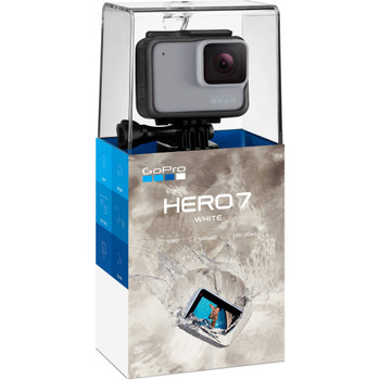 GoPro HERO7 White - Waterproof Digital Action Camera with Touch Screen 1440p HD Video 10MP Photos HERO 7 