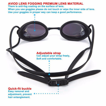 New Swim Glasses for Men Adjustable Electroplating Waterproof Anti-fog UV Women Swimming Pool Goggles Professional Adult Eyewear