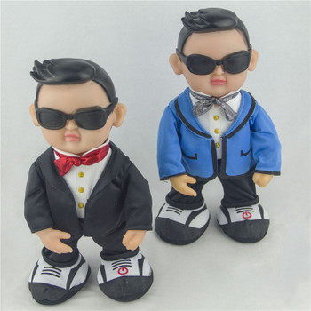 Electric plush toys for children Plush doll simulation Gangnam Style PSY creative funny toy Dancing singing dolls birthday giftS