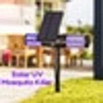 Mosquito Killer UV LED Lamp IP65 Waterproof Insect Trap Light Solar/USB Charging Automatic Switch Mosquito Ant Fly Bug Lighting