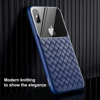 Basues Weaving Case For iPhone Xs Max Xr X Capinha Ultra Thin Silicone TPU Protective Back Cover For iPhone Xs Coque Fundas Capa