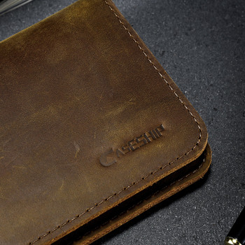  CASESHIP Genuine Leather Wallet Case For Samsung Galaxy S8 S8 Plus S7 S6 Edge Wallet Card Slots Luxury Phone Bag Pouch Cases 