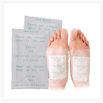 80PCS/lot Kinoki Detox Foot Patch Bamboo Pads Patches With Adhersive Foot Care Tool Improve Sleep slimming Foot sticker