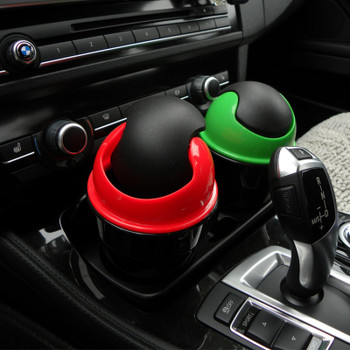 mini new car garbage cans car trash cans garbage dust case holder bin car-styling Bucket Accessories - 2 pcs