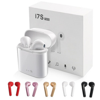 RGLM i7s TWS Mini Coloured drawing Bluetooth Wireless Earphones Earbuds With Charging Box Sports Headsets For All Smart Mobile