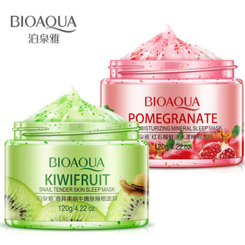 Bioaqua Fruit Skin Care Mask Deep Whitening Moisturizing Sleeping Mask Acne Remover Blackhead Repair Mask For Face Beauty