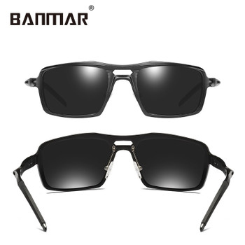 BANMAR Sunglasses Men Aluminum Magnesium Sun Glasses AL-MG Polarized Driving Male Eyewear Anti Glare Mirror Oculos De Sol 201962