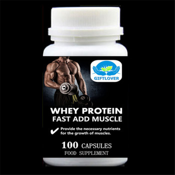  Fast Add Muscle,Whey Protein,5,000mg Provide the necessary nutrients for the growth of muscles,Gain Weight - 100pieces/bottle