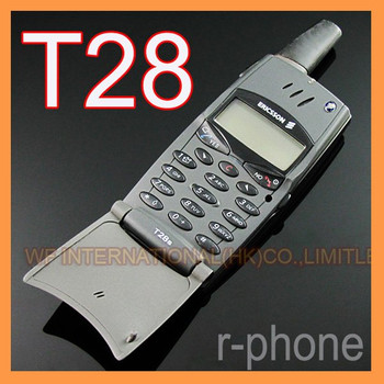 Refurbished Original Ericsson T28 T28s Mobile cell Phone 2G GSM 900/1800 Unlocked Black &amp; Can't use in USA 