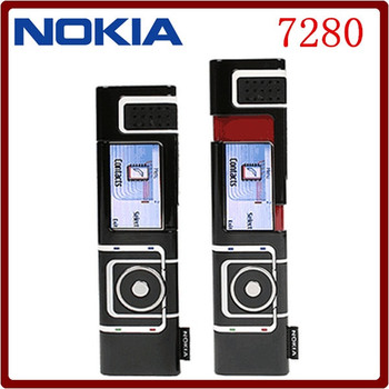 Original Unlocked Nokia 7280 Flip Cellphone GSM Mobile Phone Removable Li-Ion 700mAh FM Radio Refurbished Phone