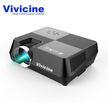 Vivicine V8 Portable LED Mini Projector Proyector Wired Sync Display More Stable Than WIFI Beamer For Home Theater Movie