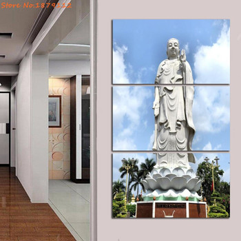 3 Panels Modern Wall Canvas Buddha Kinds of Lord Unframed Painting Home Decorative Art Picture Paint On Canvas Prints Poster