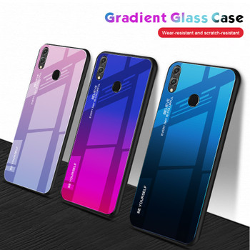 Gradient Phone Case For Huawei Y6 Prime 2019 P30 P20 Lite Pro Micolorful Shell Glass Cover Case For Honor 10i 20i 8A 8X Max 8X