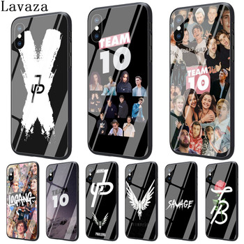  Lavaza logan Jake Paul Team 10 Tempered Glass Phone Cover Case for Apple iPhone XR XS Max X 8 7 6 6S Plus 5 5S SE Cases