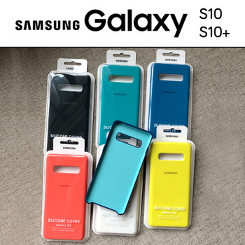  Samsung (OFFICIAL PRODUCT) Genuine Samsung S10 Case Grid Silicone Galaxy S10 Plus S10e S10+ Cover Original