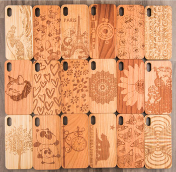 Real Wood Case For iPhone XS Max XR X 8 7 6 6S Plus Samsung Galaxy Note 9 8 S10e S10 S9 S8 Plus Case Cover Phone Shell Skin Bag
