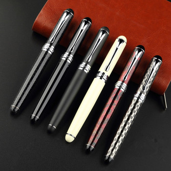 Noble JINHAO X750 fountain pen all total 15 colors with gift pen pouch Thick metal ink pen