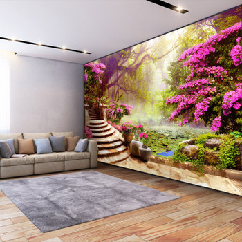 Custom 3D Photo Wallpaper Garden Forest Landscape Large Murals European Style Living Room Sofa Bedroom Wall Art Mural Wall Paper