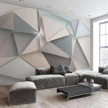 beibehang Custom Photo WallPaper 3D Modern TV Background Wall Living Room Bedroom Abstract Art Mural Geometric Wallpaper mural