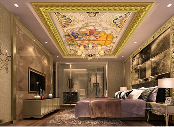 Latest custom 3D large mural ,Classical luxury European oil painting frescoes ,living room tv background bedroom wall wallpape