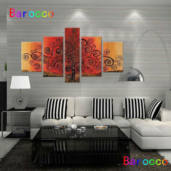 Fashion Frameless Hand-painted Modern Wall Decor Art Abstract Oil Painting On Canvas By Numbers Home Deco Art Picture Paintings