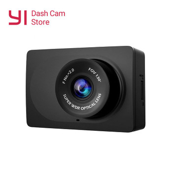 YI Compact Dash Camera 1080p Full HD Car Dashboard Wifi Camera with 2.7 inch LCD Screen 130 WDR Lens G-Sensor Night Vision