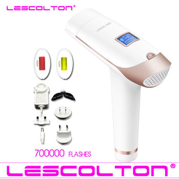 Lescolton 4in1 IPL Epilator Permanent Laser Hair Removal LCD Display 1000000 Pulses depilador a laser Bikini Photoepilator