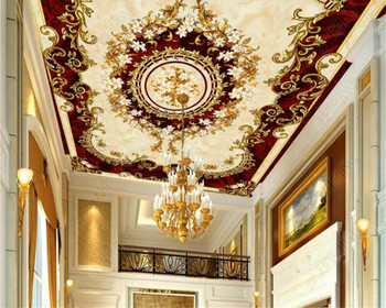 European style carpet non-slip waterproof self-adhesive bedroom 3D floor tiles Custom home bathroom 3D wallpaper Beibehang