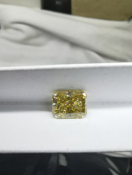 Cushion cut 7*9 mm yellow moissanites for engagement ring moissanites gems