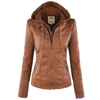 2024 Winter Faux Leather Jacket Women Casual Basic Coats Plus Size 7XL Ladies Basic Jackets Waterproof Windproof Coats Female 