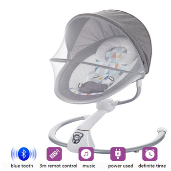 Free Shiping Multifunctional baby electric rocking chair baby cradle chair newborn comfort chair shaker swing chair baby nest