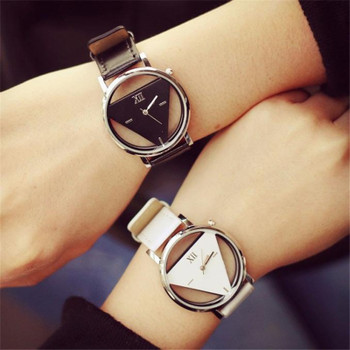 2018  Fashion Unique Hollowed out Triangular Dial Fashion Watch Relogio Feminino Clock Levete Dropshipping reloj mujer #G