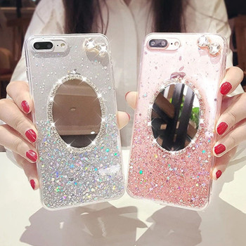 Luxury Bling Mirror Case For iphone XS MAX XR iphone X 10 8plus Soft Silicon Cover Coque For iphone 7 8 plus 6s 6 s plus Cases