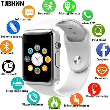 2019 New Smart Watch Support SIM TF Card Connectivity Apple iphone Android Phone Women Men Clock Sync Notifier A1