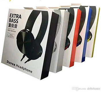 Extra Bass MDR-XB450AP Headphones with Microphone and Volume Control, Ultra-Deep-Bass Adjustable Lightweight Headset